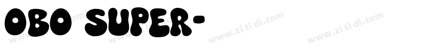 OBO Super字体转换
